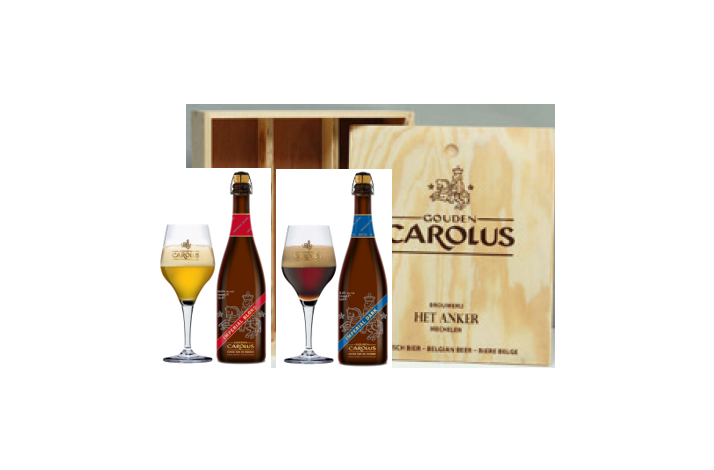 Gouden Carolus Imperial Dark &amp; Blond, 3 flasker 75 cl