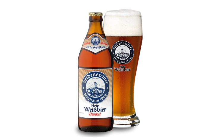 Veldensteiner dunkles Wei&beta;bier 50 cl.